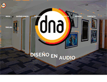 Tablet Screenshot of dna.com.mx